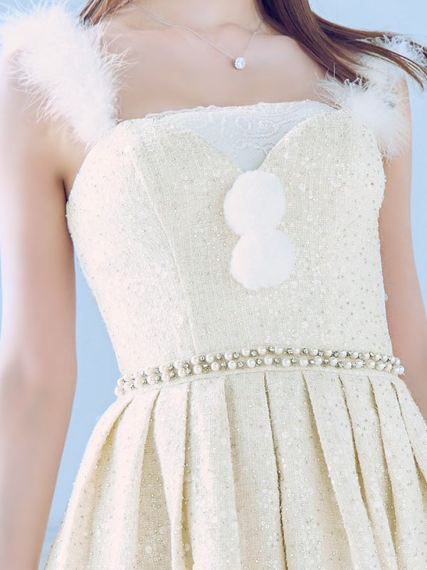 画像29: 【一部予約商品/11月中旬発送予定】【サンタコス 4点セット】【XS-XLサイズ/3カラー】ラメツイードミニワンピースサンタ[YMT]