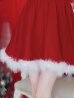 画像15: 【即日発送】【サンタコス 4点セット】【S-Lサイズ/1カラー】パフスリーブオフショルフレアサンタコスプレ[OF01] (15)