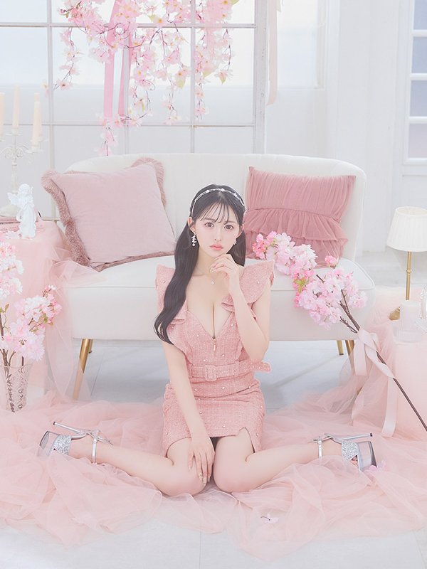 モデル:かるあ 身長:156cm 着用サイズ:Sサイズ