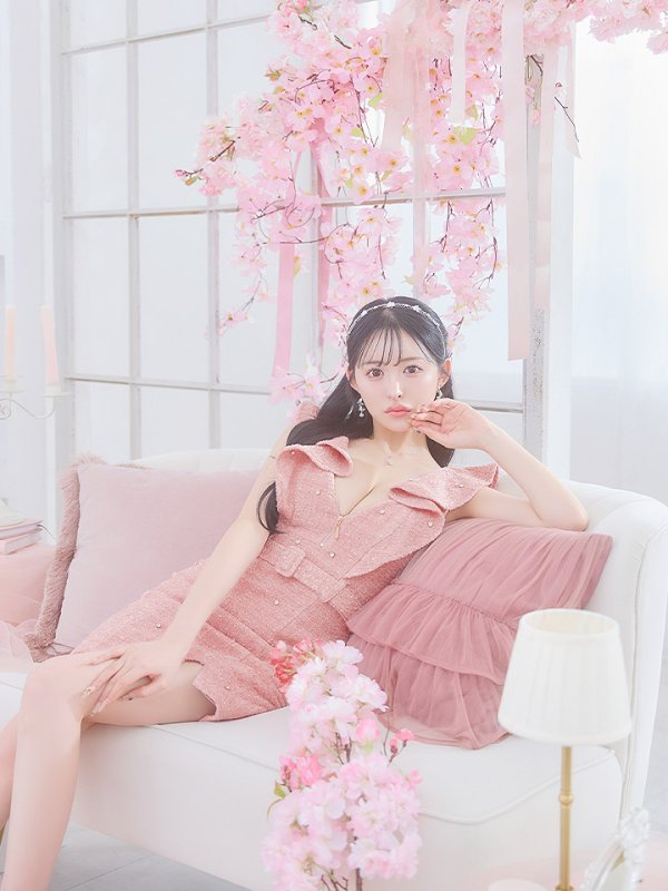 モデル:かるあ 身長:156cm 着用サイズ:Sサイズ