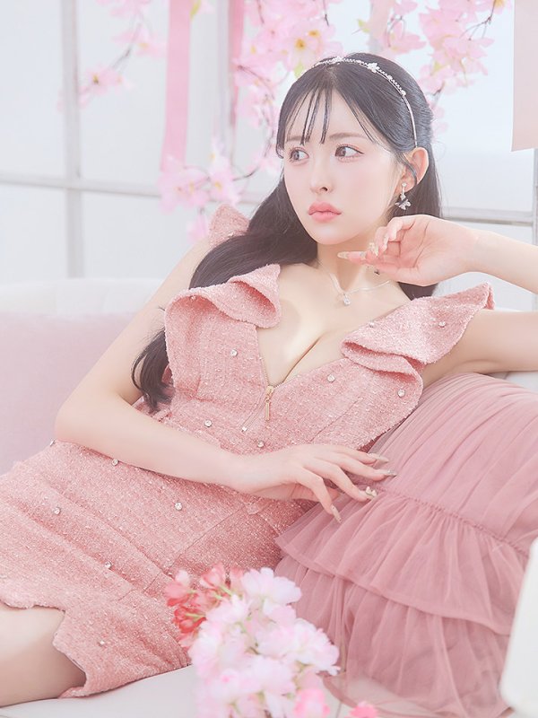 モデル:かるあ 身長:156cm 着用サイズ:Sサイズ