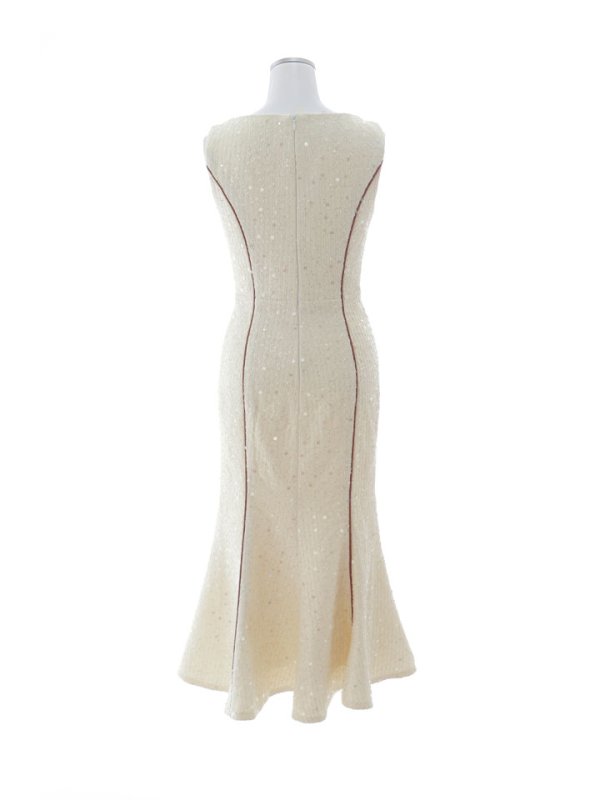 画像13: 【sifeel/シフィール】【送料無料！】ツイードスパンコールマーメイドワンピース/キャバドレス【S-Lサイズ/1カラー】[OF01A] 【SB】dzwv