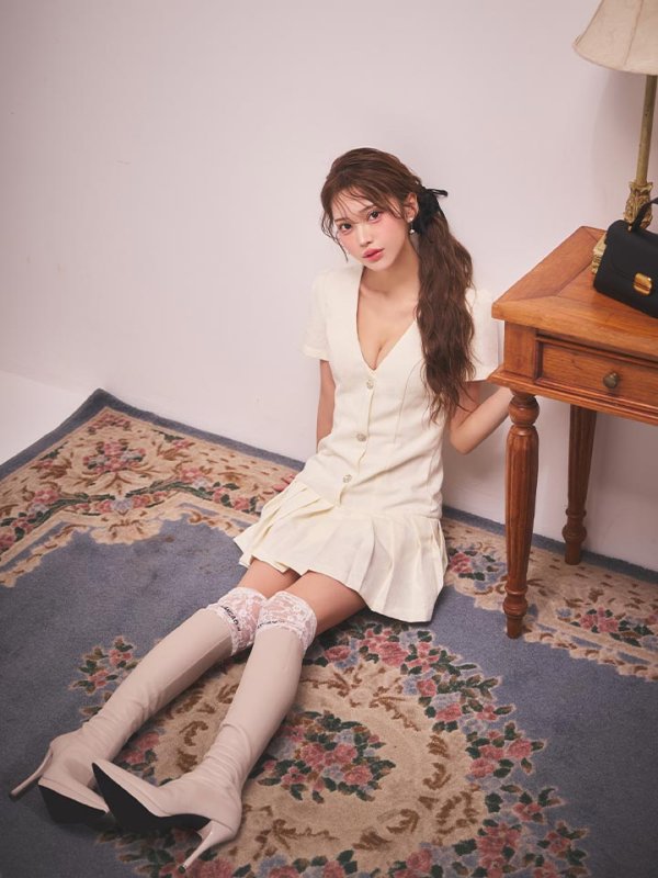 モデル：るりぴ　身長：165cm　着用サイズ：Sサイズ