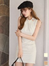 新色登場!ビジュースタッズタイトミニドレス/キャバドレス【XS-XLサイズ/3カラー】[OF01] 【SB】dzkvIA