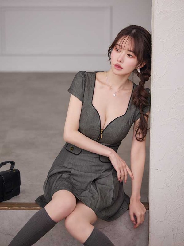 モデル：ゆめ　身長：160cm　着用サイズ：Sサイズ