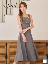 送料無料!【sifeel/シフィール】ノースリーブフレアワンピース/キャバドレス【S-Lサイズ/2カラー】【予約商品/10月下旬発送予定】 [OF03] 【SB】dzcgLD