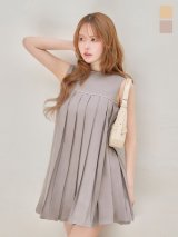 【即日発送】送料無料!パイピング/胸閉じ/Aライン/プリーツ/ミニドレス/キャバドレス【XS-Lサイズ/2カラー】[OF01]【SB】dzquIA