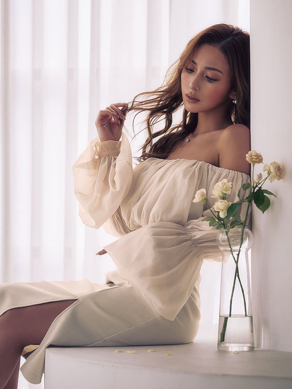 モデル：カレン　身長：153cm　着用サイズ：Sサイズ