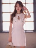 ビジューAラインミニドレス/キャバドレス【XS-Mサイズ/1カラー】[OF01]【SB】dzqAG