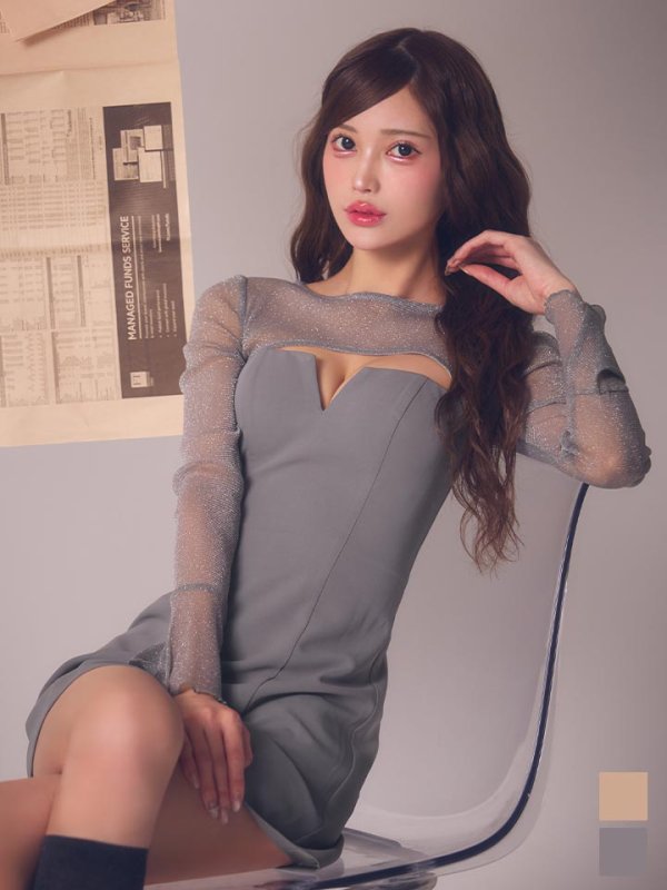 モデル：るりぴ　身長：165cm　着用サイズ：Sサイズ