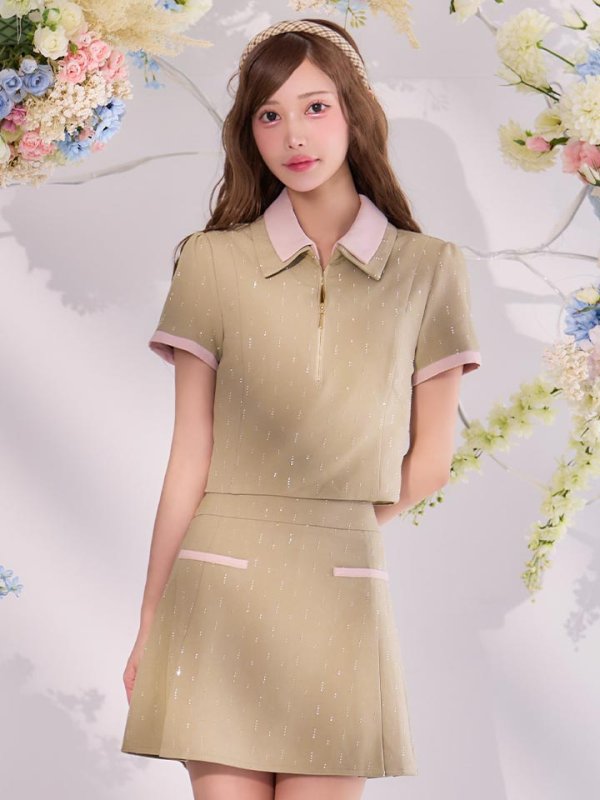 モデル：るりぴ　身長：165cm　着用サイズ：Sサイズ