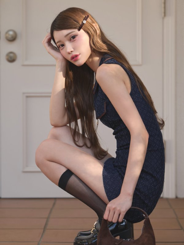 モデル：るりぴ　身長：165cm　着用サイズ：Sサイズ