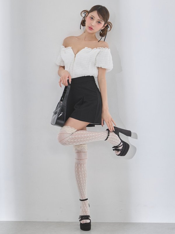 モデル：るりぴ　身長：165cm　着用サイズ：Sサイズ