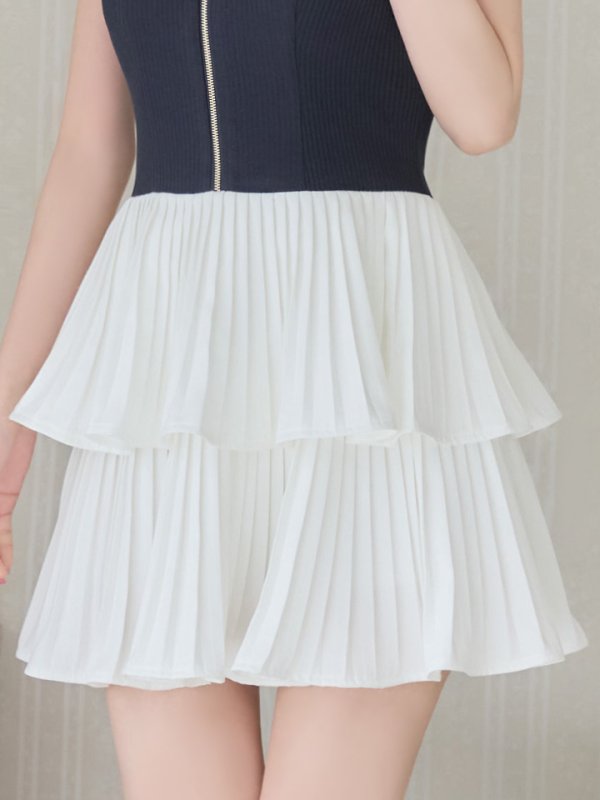 ネイビー　モデル：ゆめ　身長：160cm　着用サイズ：Sサイズ