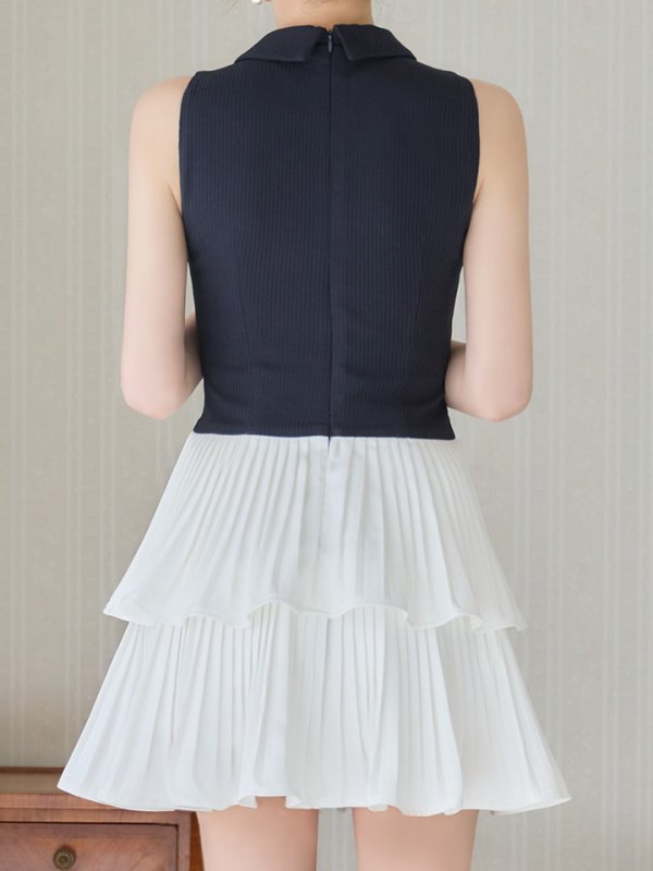ネイビー　モデル：ゆめ　身長：160cm　着用サイズ：Sサイズ
