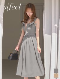 送料無料【sifeel/シフィール】フロントジップバイカラーリボンワンピース/キャバドレス【S-Lサイズ/2カラー】【予約商品/3月下旬発送予定】[OF04]【SB】dzqvLD