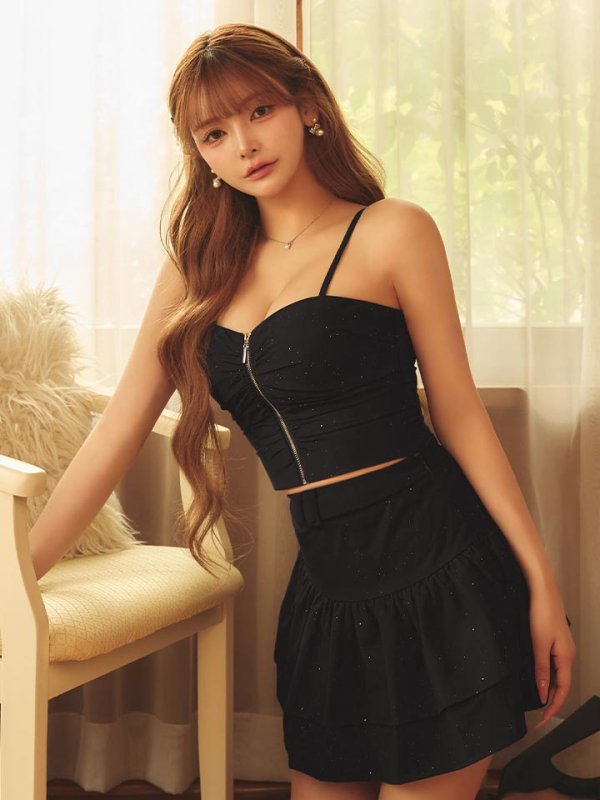 モデル：まみ　身長：161cm　着用サイズ：Sサイズ