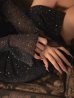 ブラック　モデル：ゆりお　身長：165cm　着用サイズ：Sサイズ