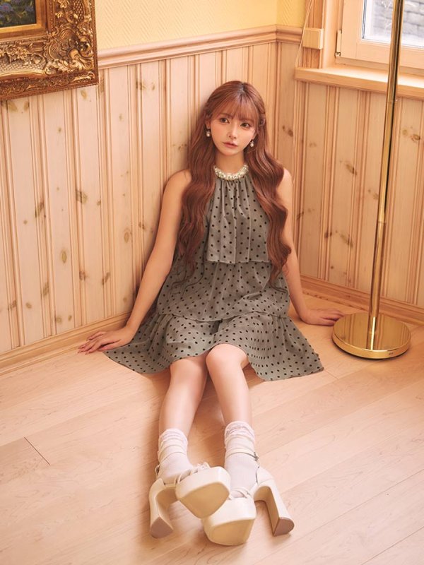 モデル：まみ　身長：161cm　着用サイズ：Sサイズ