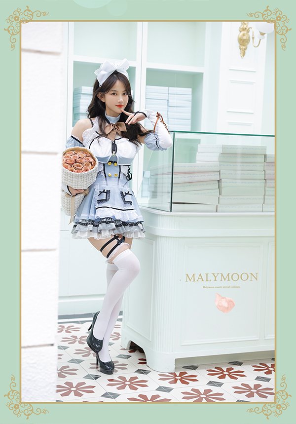 画像4: 【即日発送】プリンセスメイド【マリームーン】【ハロウィンコスプレ8点セット】【フリーサイズ/2カラー】[OF04]