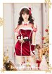 画像3: 【即日発送】【クリスマスコスプレ6点セット】【Malymoon/マリームーン】デコルテハートサンタ【フリーサイズ/1カラー】[YMT]