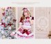 画像6: 【クリスマスコスプレ11点セット】【Malymoon/マリームーン】ホワイトヴェールチェックサンタ【2サイズ/1カラー】【予約/12月上旬発送予定】[HC03] (6)