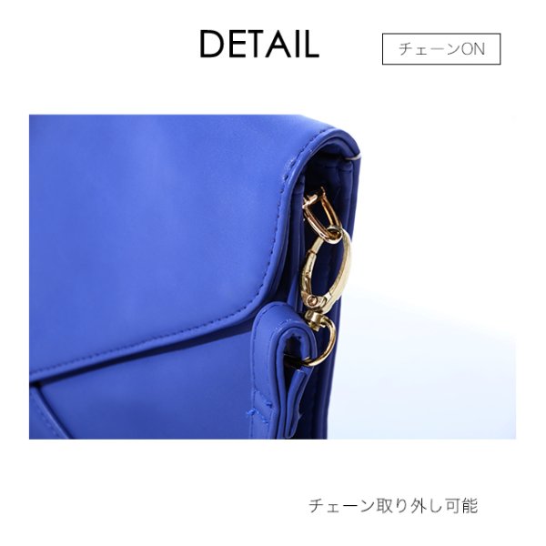 画像4: フェイクレザークラッチバッグ[OF04]