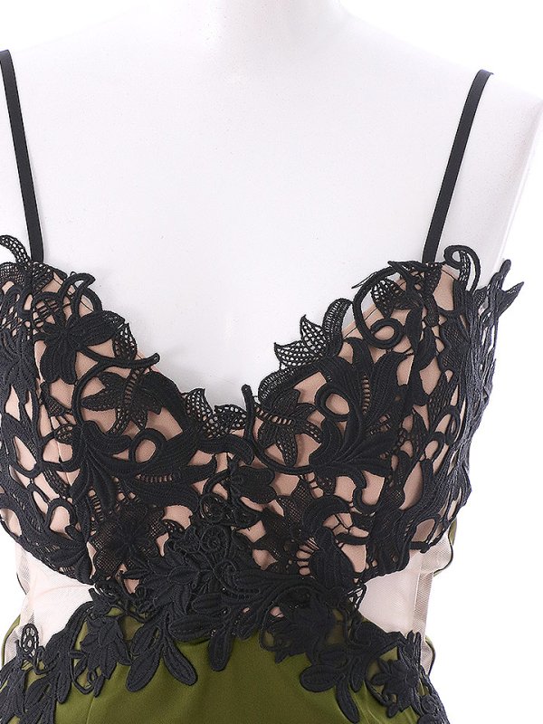 画像19: 選べる袖ドレス/花柄刺繍スピンドルスリットドレス /透け /谷間見せ /ミニドレス /キャバドレス【XS-XLサイズ/3タイプ】[OF03-U] 【YN】dz