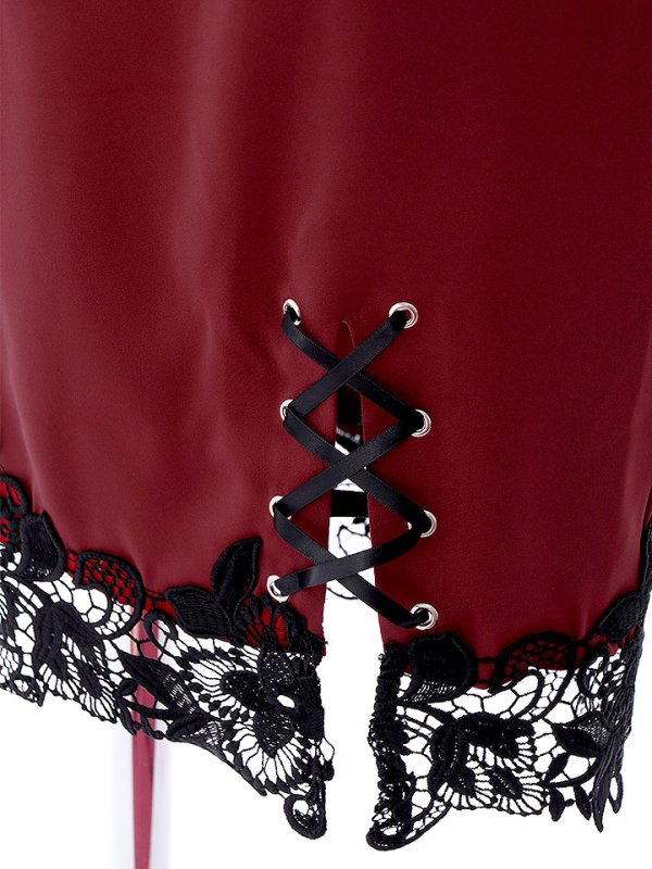 画像20: 選べる袖ドレス/花柄刺繍スピンドルスリットドレス /透け /谷間見せ /ミニドレス /キャバドレス【XS-XLサイズ/3タイプ】[OF03-U] 【YN】dz