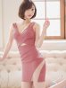 画像1: SALE!新色追加!ワンカラーストレッチバストアップドレス/バストクロス/胸盛り/ノースリーブ/背中見せ/タイトスカート/ミニドレス/キャバドレス【S-Mサイズ/6カラー】[OF08-X] 【YN】 (1)