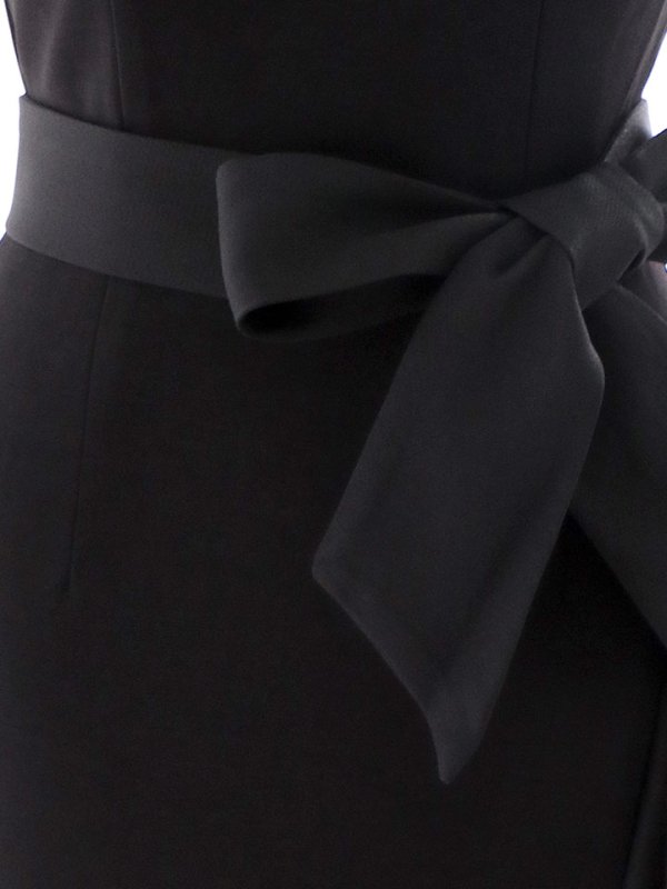 画像5: SALE!ワンカラービジューフリルドレープロングドレス/リボン/ビジュー/フリル/ドレープ/ストレッチ/無地/谷間見せ/背中見せ/タイト/ロングドレス/キャバドレス【S-Lサイズ/1カラー】[OF03]【YN】dz