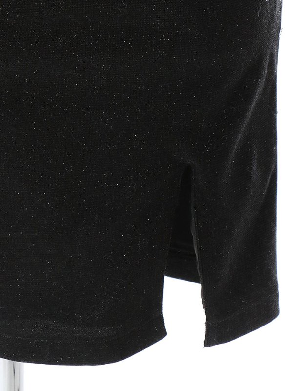 画像25: 再入荷!バックビジューラメドレス/ノースリーブ/ストレッチ/スリット/ワンカラー/背中見せ/タイト/ ミニドレス/ キャバドレス【XS-Lサイズ/3カラー】[HC02-U] 【YN】dz