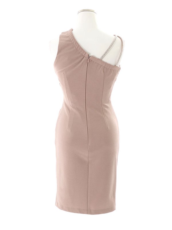 画像31: SALE!ワンショルダーデコルテビジュードレス/ワンカラー/ストレッチ/ノースリーブ/谷間魅せ/タイト/ミニドレス/キャバドレス【S-Mサイズ/5カラー】】[HC02-U] 【YN】dzw