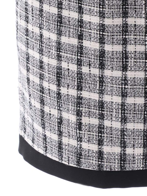 画像35: SALE!チェック柄ツイードミニドレス/黒ベルト/ビジュー/ツイード/タイトスカート/胸元隠し/背中隠し/キャバドレス/パッド無し/ワンピース/ミニドレス【S-XLサイズ/1カラー】[OF03-X] 【YN】dzc