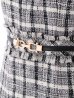 画像36: SALE!チェック柄ツイードミニドレス/黒ベルト/ビジュー/ツイード/タイトスカート/胸元隠し/背中隠し/キャバドレス/パッド無し/ワンピース/ミニドレス【S-XLサイズ/1カラー】[OF03-X] 【YN】dzc (36)