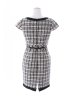 画像33: SALE!チェック柄ツイードミニドレス/黒ベルト/ビジュー/ツイード/タイトスカート/胸元隠し/背中隠し/キャバドレス/パッド無し/ワンピース/ミニドレス【S-XLサイズ/1カラー】[OF03-X] 【YN】dzc (33)