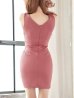 画像13: SALE!XS&XLサイズ登場!ワンカラーサイドシアービジュードレス/シンプル/ノースリーブ/透け/ストレッチ/シアー/ミニドレス/キャバドレス【XS-XLサイズ/8カラー】[OF03-U] 【YN】dzw