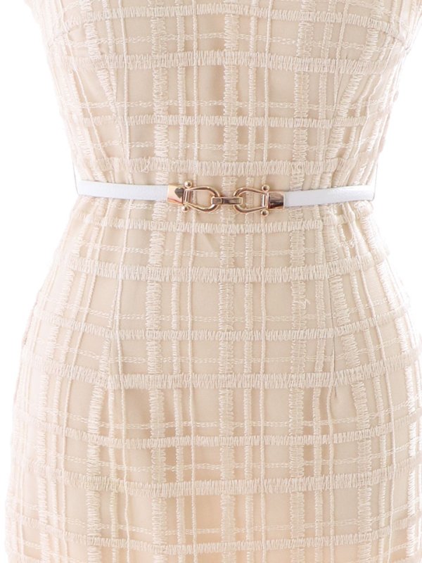 画像19: 【sifeel/シフィール】チェック柄レース/フリル/ベルト付/背中隠し/ワンピース/マーメイドスカート/キャバドレス/ミディアムドレス【S-XLサイズ/2カラー】[OF03-X] 【YN】