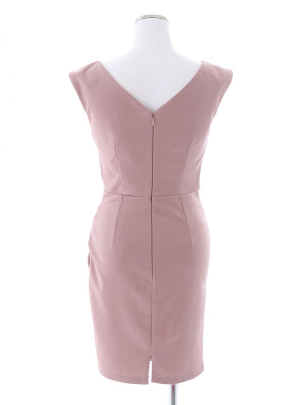 画像14: シンプルバストクロスアップミニドレス/キャバドレス/谷間見せ/透け/胸盛り/バストアップ/ブラOK/ビジュー【S-Mサイズ/2カラー】[OF03] 【YN】dzw