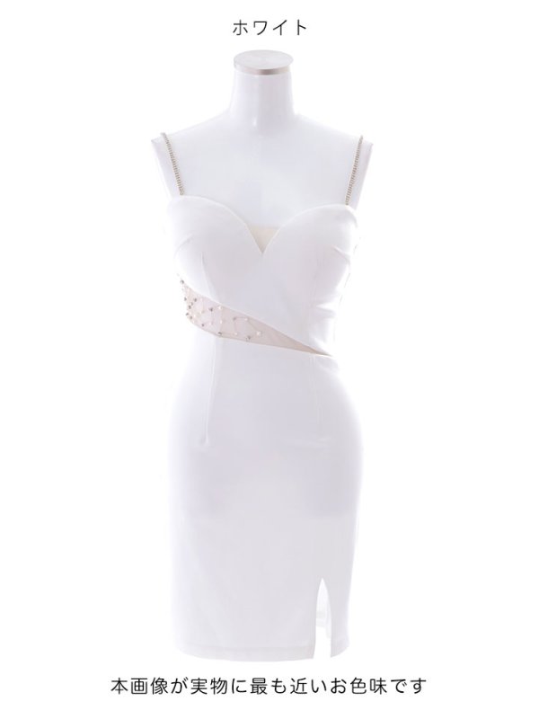 画像19: キャミソールシアードレス/サイドシアー/ビジュー/谷間見せ/背中見せ/タイト/ミニドレス/キャバドレス 【XS-Mサイズ/2カラー】[OF03-U] 【YN】dzj