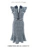 画像20: SALE!選べるスカート丈ドレス/ツイード/リボン/飾りベルト/背中見せ/ミディアムドレス/キャバドレス【S-Lサイズ/2カラー】[OF03] 【YN】dzw (20)