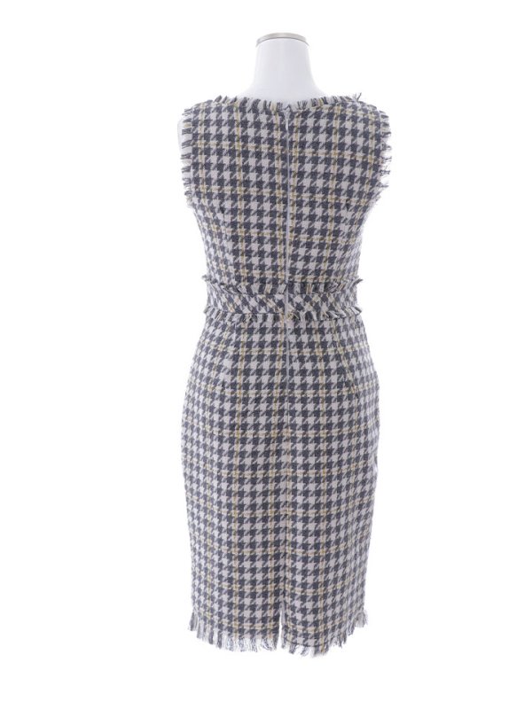 画像24: 【スプリングセール！】SALE!ノースリーブツイードドレス/胸元隠し/背中隠し/ミニドレス/キャバドレス/ワンピース【S-Lサイズ/3カラー】[OF03] [YN]