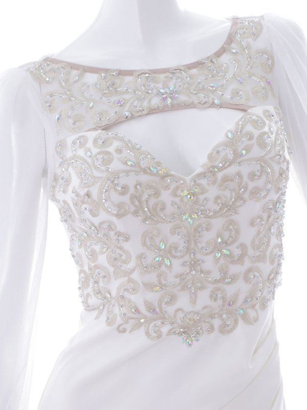 画像17: SALE!【選べるスカート丈ドレス】刺繍シアーカットアウトドレス/レース/刺繍/透け/カットアウト/アシンメトリー/谷間見せ/タイト/ミニドレス/キャバドレス【S-Lサイズ/2タイプ/2カラー】[HC02-X] 【YN】dzw