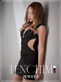 SALE!バックビジュータイトドレス/サイドシアー/谷間見せ/背中開き/ビジュー/タイト/キャバドレス/ミニドレス【S-Lサイズ/3カラー】[OF08-U] 【YN】dzj