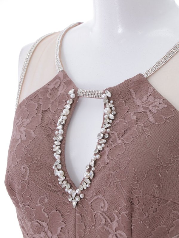 画像18: SALE!ビジューオープンカットドレス/総レース/アメスリ/アメリカンスリーブ/ノースリーブ/谷間見せ/背中隠し/サイドシアー/ミニドレス/キャバドレス 【S-Mサイズ/2カラー】[OF03] 【YN】dzw