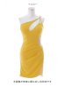 画像27: SALE!ビジュー/胸元見せ/タイト/サイドシアー/上品/セクシー/ストレッチ/無地/キャバドレス/ミニドレス【S-Lサイズ/2カラー】[[OF03-X] 【YN】dzj (27)