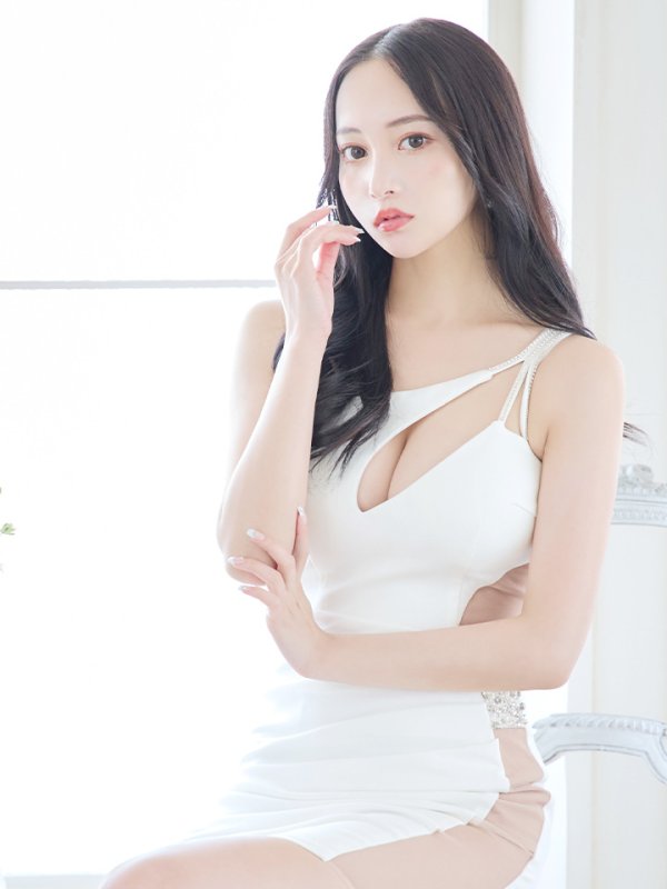 画像10: SALE!ビジュー/胸元見せ/タイト/サイドシアー/上品/セクシー/ストレッチ/無地/キャバドレス/ミニドレス【S-Lサイズ/2カラー】[[OF03-X] 【YN】dzj