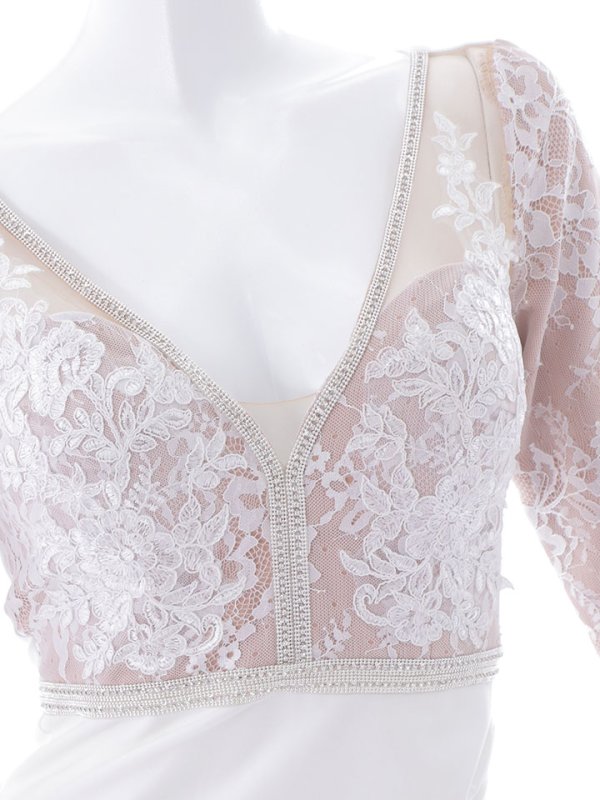 画像13: SALE!刺繍レースドレス/シアー/半袖/谷間見せ/背中見せ/タトゥー隠し/ミニドレス/キャバドレス 【S-XLサイズ/1カラー】[HC02-U] 【YN】dzw