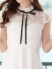画像5: SALE!【sifeel/シフィール】花柄総レースワンピースドレス/リボン/レース/透け/胸元隠し/背中隠し/ワンピース/フレアー/ミディアムドレス/キャバドレス【S-Lサイズ/2カラー】[OF08] 【YN】dzw