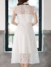 画像7: SALE!【sifeel/シフィール】花柄総レースワンピースドレス/リボン/レース/透け/胸元隠し/背中隠し/ワンピース/フレアー/ミディアムドレス/キャバドレス【S-Lサイズ/2カラー】[OF08] 【YN】dzw